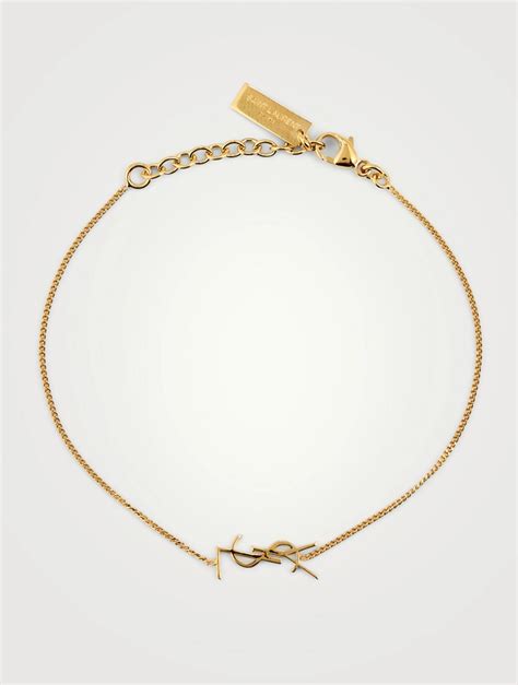 ysl skeleton chain|YSL bracelets for women.